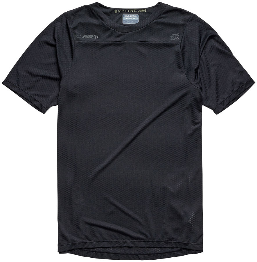 Skyline Air Short Sleeve Jersey Mono Black - BLACK / SM
